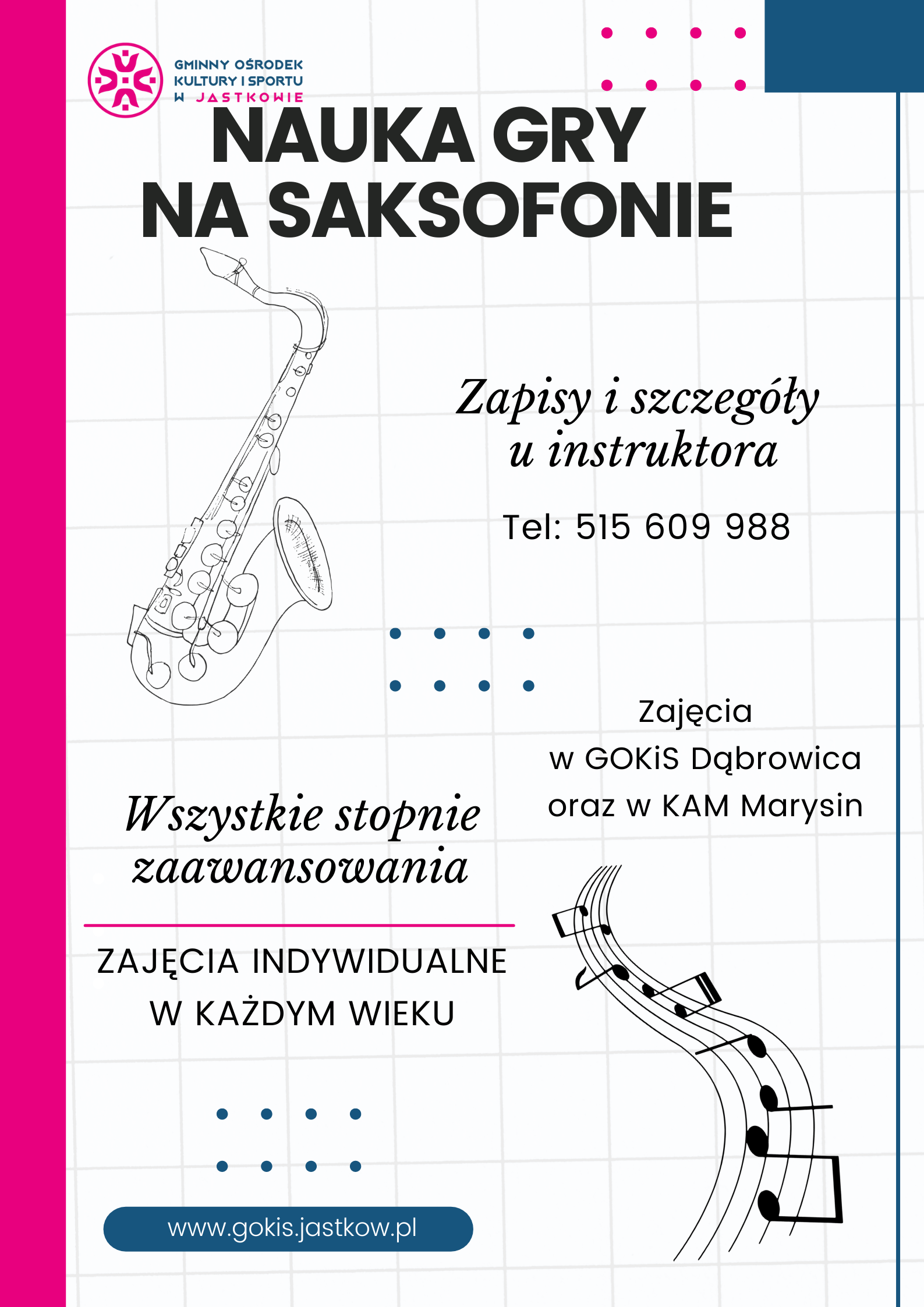 nauka gry na saksofonie 