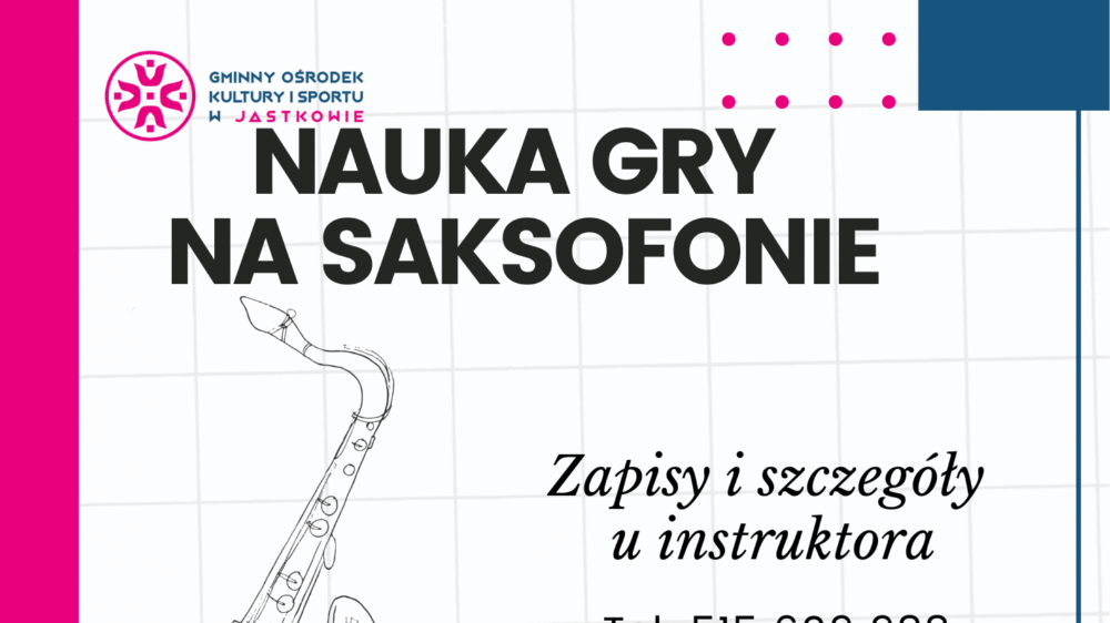 nauka gry na saksofonie 