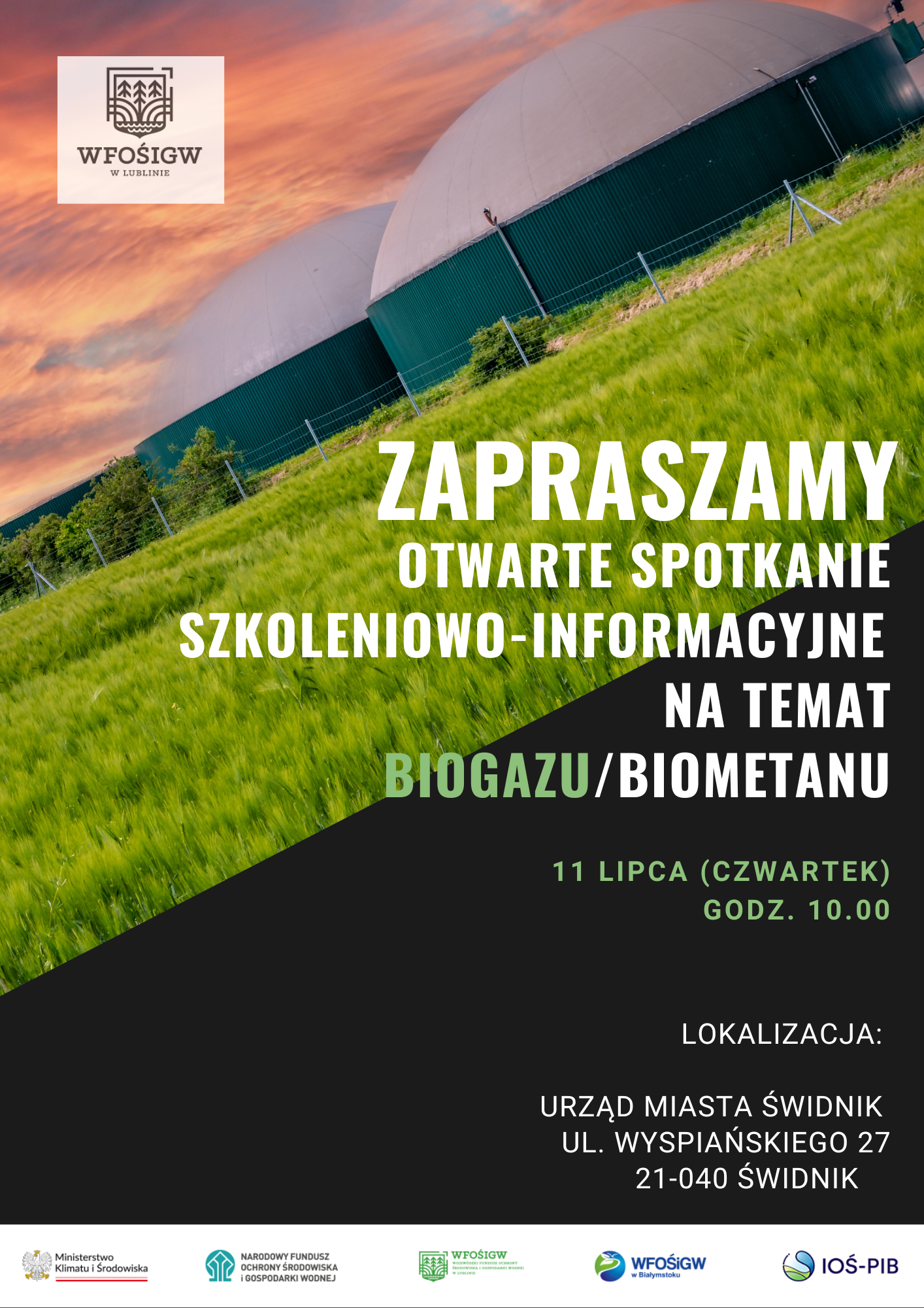 Spotkanie szkoleniowo-informacyjne na temat biogazu/biometanu
